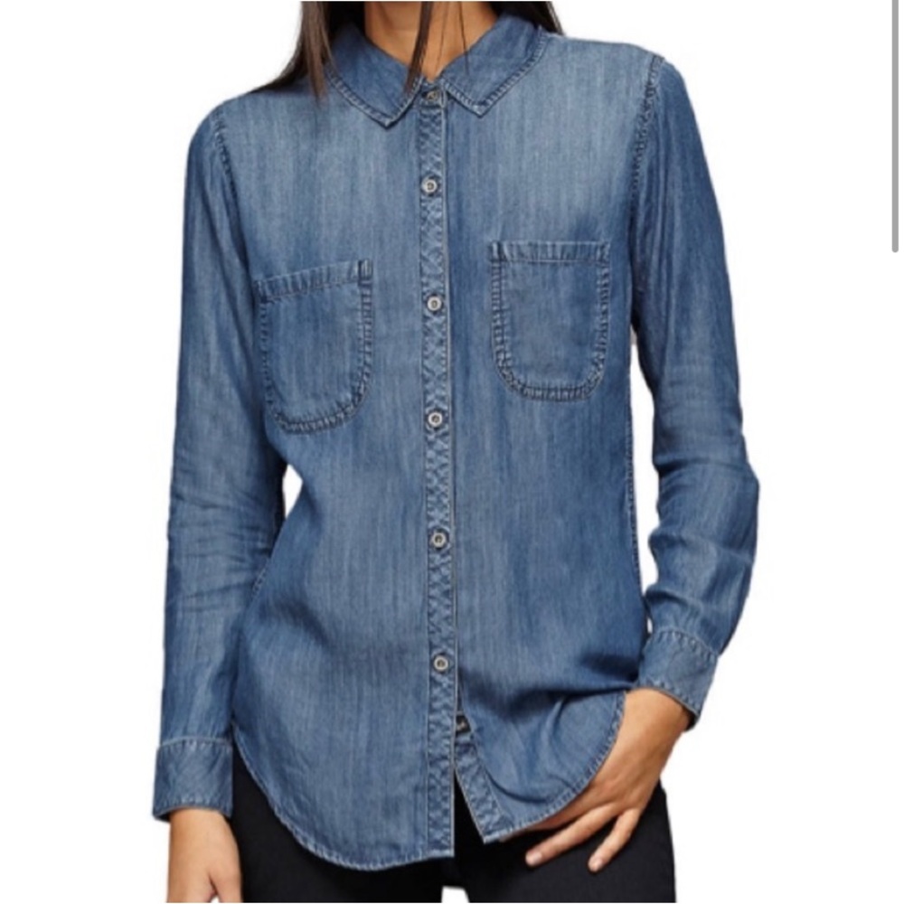 Rails Blue Button Down Shirt